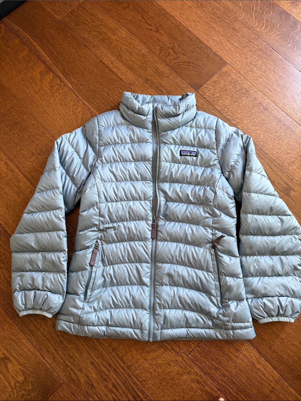 Patagonia Lightweight Down Jacket — Light Blue